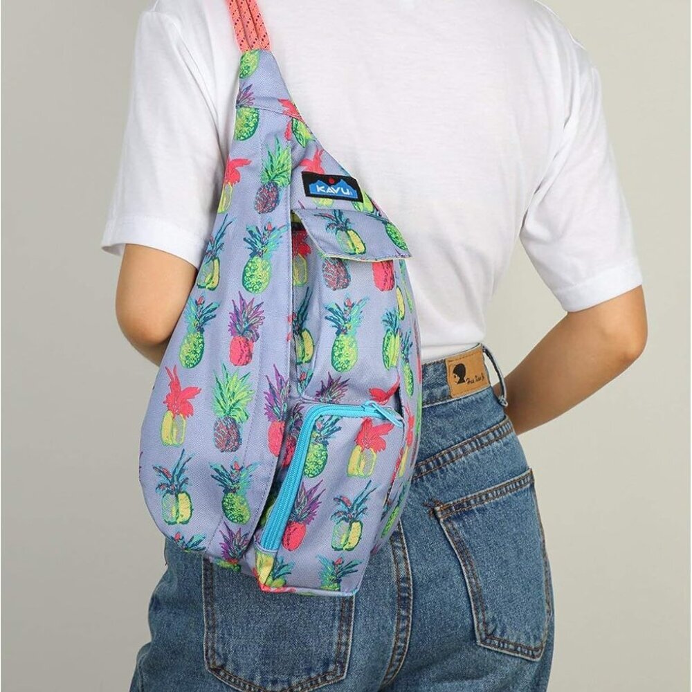 Mini Rope Sling Pack with Adjustable Rope Shoulder Strap - Picture 5 of 5